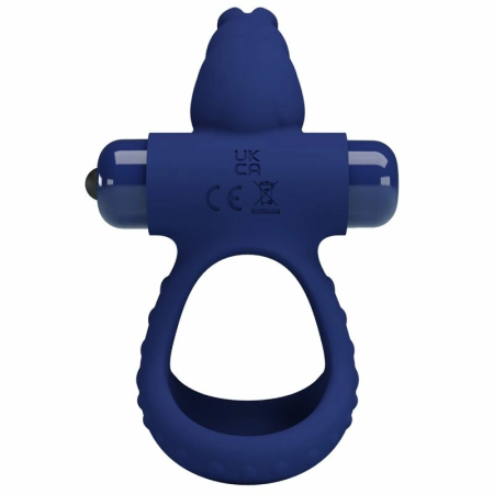 Pretty Love Luchito Blue Dual-Ring Intimate Vibrating System