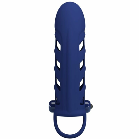 Pretty Love Altaf Blue Silicone Ring with Vibrating System