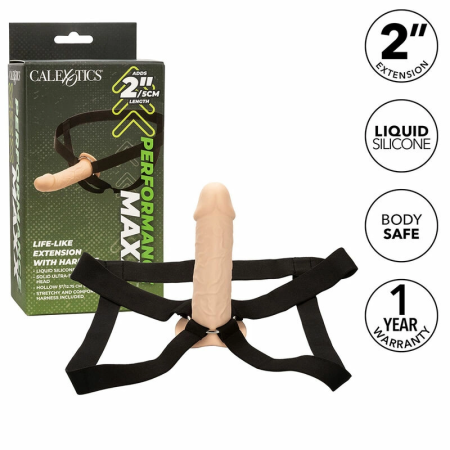 CalExotics Performance Maxx Extension with Adjustable Harness Light Skin 17.25cm