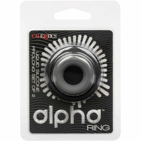 CalExotics Alpha Prolong Set of 2 Grey Silicone Support Rings