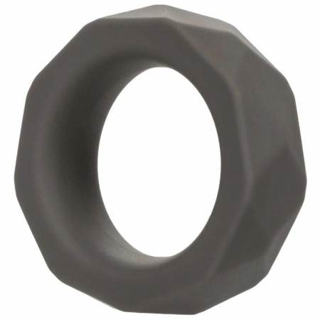 CalExotics Alpha Prolong Silicone Ring Grey - Seamless Comfort Enhancer 2.5 cm