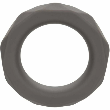 CalExotics Alpha Prolong Silicone Ring Grey - Seamless Comfort Enhancer 2.5 cm