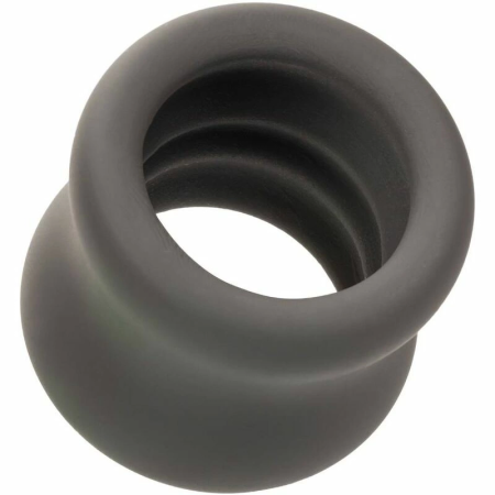 CalExotics Alpha Liquid Silicone Black Anatomical Support Ring 3.75 cm