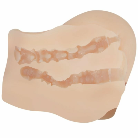 Crazy Bull Mila Dual-Entry Intimate System with Vibration, Beige