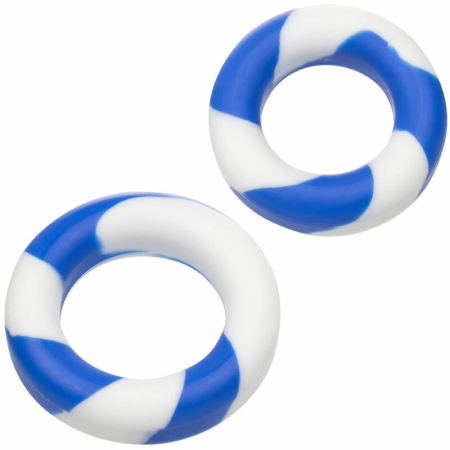 CalExotics Admiral Silicone Ring Set 2-Pack - Ergonomic Support System