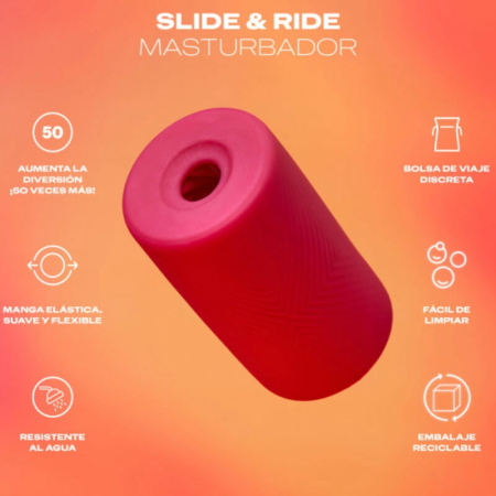 Durex Slide & Ride Flexible Intimate Sleeve - Waterproof, Travel Case