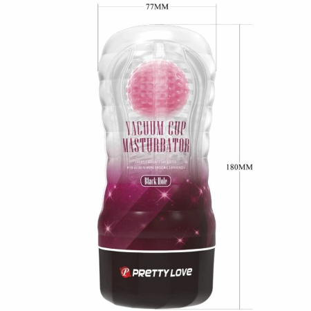 Pretty Love Pink Cup - Soft Textured Intimate Sleeve with Rolling System