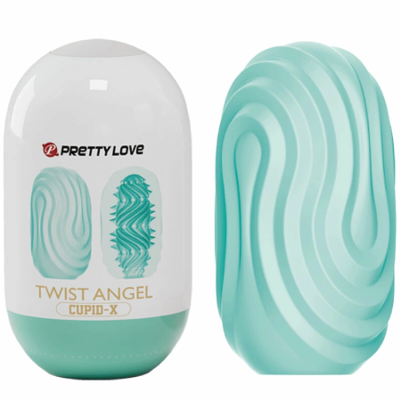 Pretty Love Twist Angel Cupid Egg Intimate Device, TPR, Compact Design