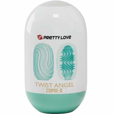 Pretty Love Twist Angel Cupid Egg Intimate Device, TPR, Compact Design