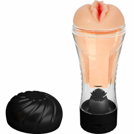 Pretty Love Naomi Vibro Cup - Vibrating Intimate Device, Flesh, 23 cm