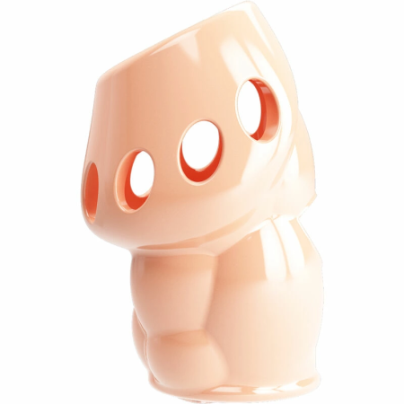 Pretty Love Oscar Anatomical Extension Sleeve TPR Flesh 90mm