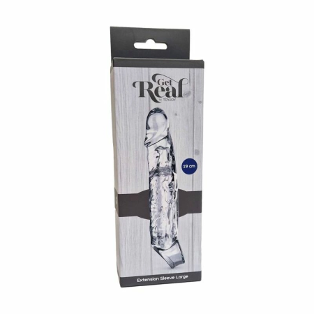 Get Real Extension Long Transparent 19cm TPE Sleeve Enhancer