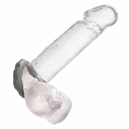CalExotics Alpha Erect Ring Grey - Ultra-Stretchy Liquid Silicone Enhancer