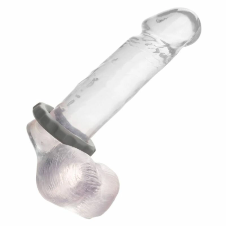 CalExotics Alpha Erect Ring Grey - Ultra-Stretchy Liquid Silicone Enhancer