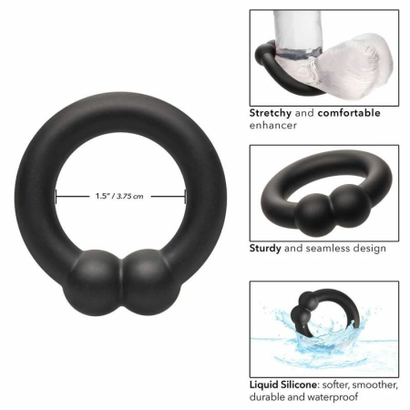 CalExotics Alpha Muscle Ring Black - Liquid Silicone Comfort System