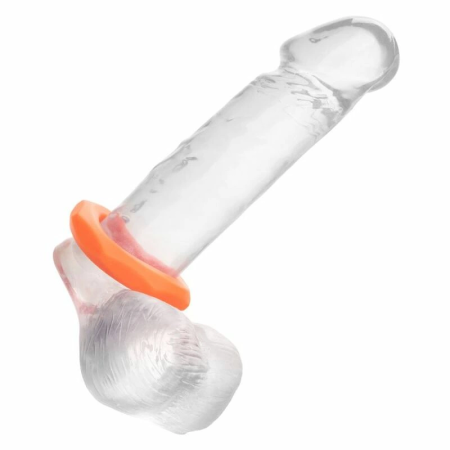 CalExotics Alpha Sexagon Silicone Support Ring Orange Flexible Design