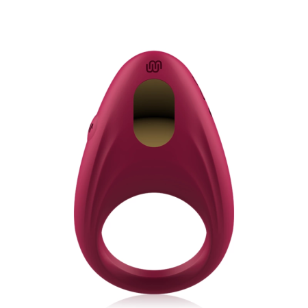 Cici Beauty Premium Silicone Vibrating Ring - Red, USB Rechargeable, IPX7