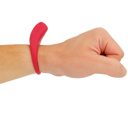 Cici Beauty Premium Silicone Vibrating Ring - Red, USB Rechargeable, IPX7