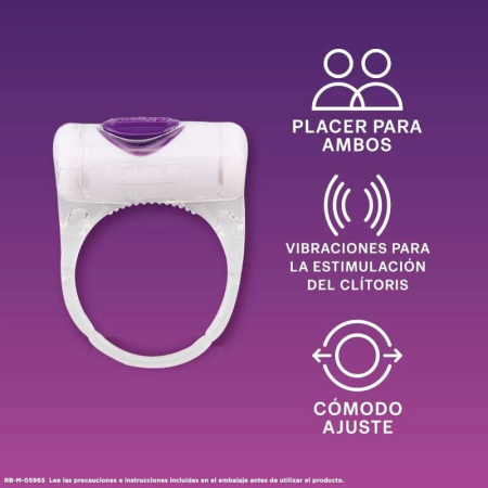 Durex Intense Vibrations Stimulation Ring, Compact, Discreet, 20min Use