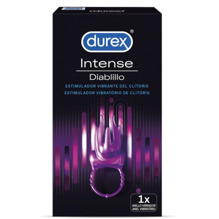 Durex Intense Diablillo Vibrating Intimacy Ring - 30 Min, Compact, Discreet