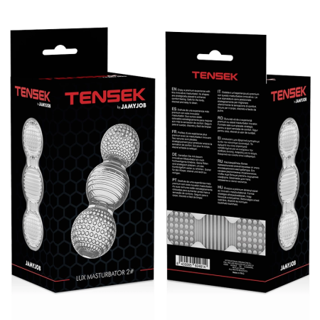 Jamyjob Tensek 2 Transparent Intimate Device Soft Spiral Texture