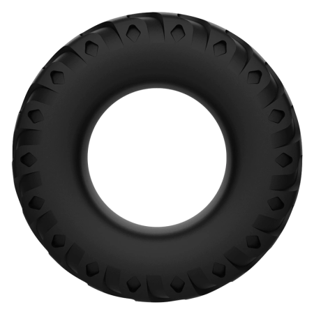 Addicted Toys Silicone Ring Set 4 Sizes Flexible Body-Safe Black