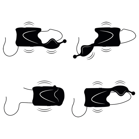 JAMYJOB Head Stroker Rechargeable Gel Silicone Intimate Device 9 Modes