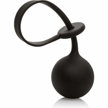CalExotics Weighted Lasso Silicone Ring 4.5cm 110g Adjustable Black