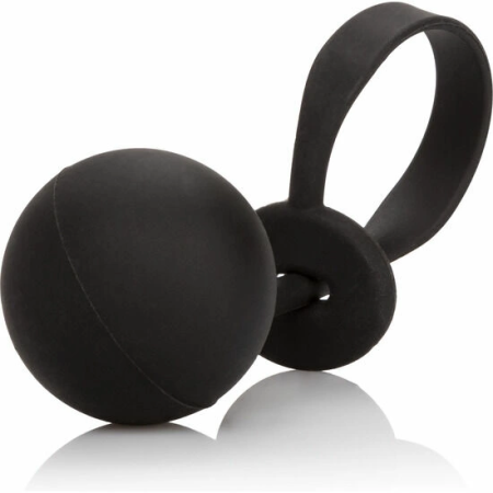 CalExotics Weighted Lasso Silicone Ring 4.5cm 110g Adjustable Black