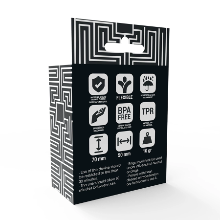 ADDICTED TOYS Potenz C-Ring Clear Silicone Dual Support Set 42/20mm