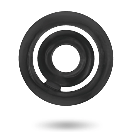 Addicted Toys Potenz Dual Silicone Support Ring Set Black 42/20mm