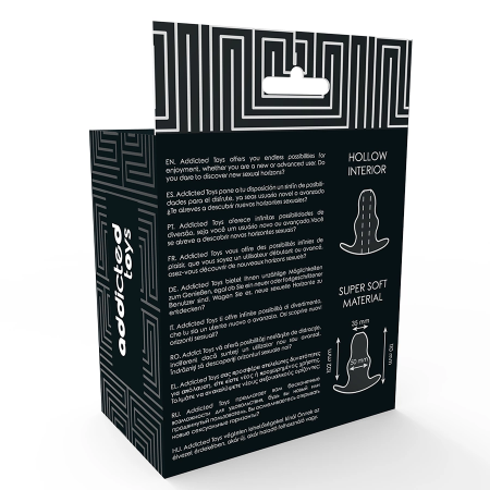 Addicted Toys Medium Anal Dilator 11 cm Transparent TPE Waterproof