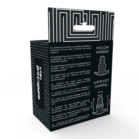 Addicted Toys Medium Anal Dilator 9.5 cm Transparent TPE System