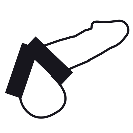 Darkness Double Metal Intimate Support Ring - Adjustable Dual Size 5/3.8 cm