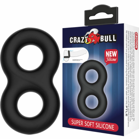 Crazy Bull Double Medical Silicone Support Ring - Extra Flexible 8.5 cm