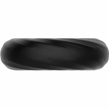 Crazy Bull Super Soft Silicone Elastic Ring 5cm Black
