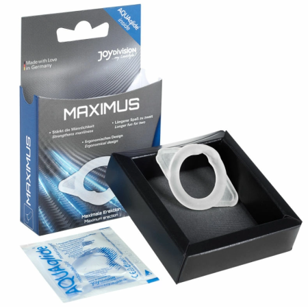JOYDIVISION POTENZDUO Maximus White Ring XS | Medical-Grade Silicone Comfort System
