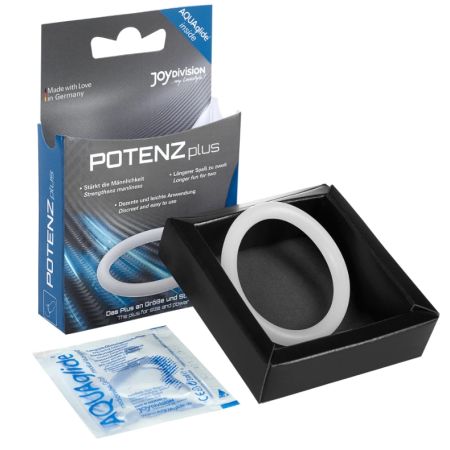 JOYDIVISION POTENZduo Plus Silicone Support Ring White M