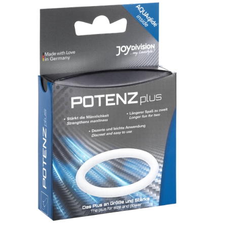 JOYDIVISION POTENZduo Plus Silicone Support Ring White M