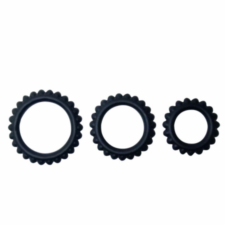 Baile Titan Set 3 Silicone Support Rings Black 28/24/19 mm