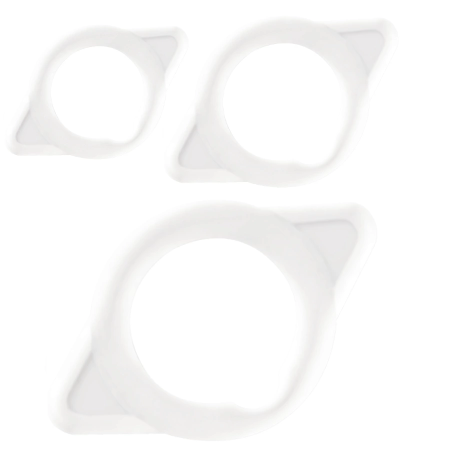 JOYDIVISION MAXIMUS Anatomical Support Ring Set XS/S/M, Flexible Silicone