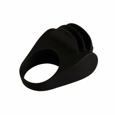 Pretty Love Chester Black Silicone Vibrating Ring - Ergonomic Design