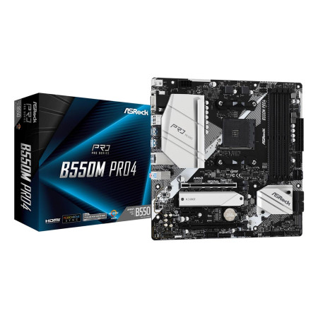 ASRock AMD B550 MicroATX pagrindinė plokštė