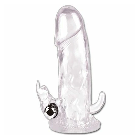 Baile Brave Man Extension Rabbit - Multifunction Sleeve with Vibrating System