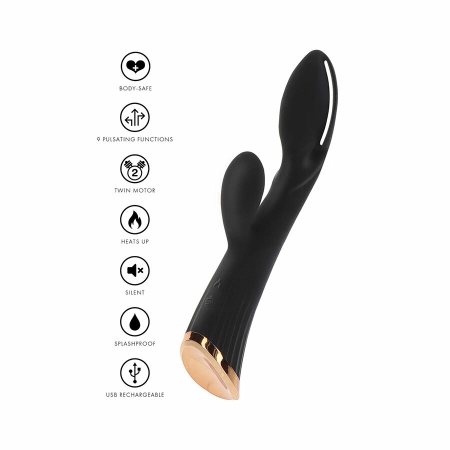 TOYJOY IVY Cassia Xtra Intense Vibrator Black, Heated, 20.5cm