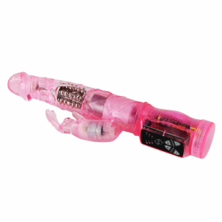 Baile Pink Rabbit Mini Rotator Superstimulator, 21.5 cm, Multispeed Gelatin Model