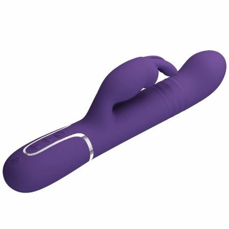 Pretty Love Coale Multi-Function Rabbit Intimate Device 4-in-1 Purple