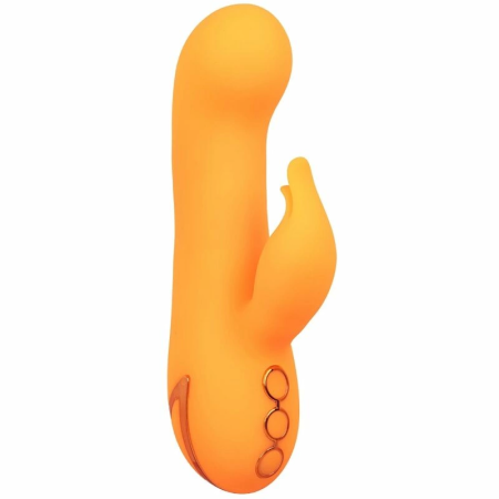 CalExotics Montecito Muse Dual Action Vibrator Orange USB Rechargeable