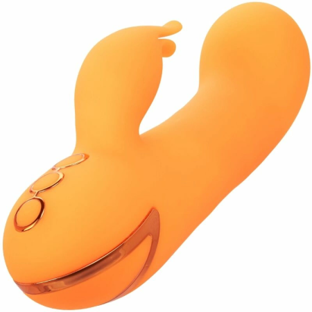 CalExotics Montecito Muse Dual Action Vibrator Orange USB Rechargeable