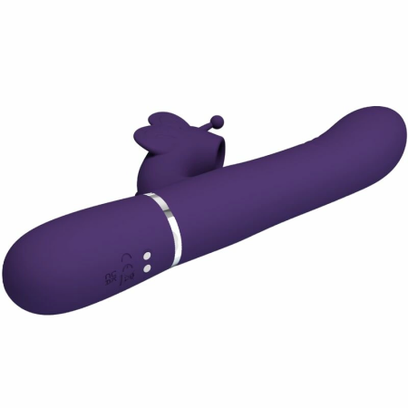 Pretty Love Butterfly Purple 4-in-1 Multifunction Intimate Device